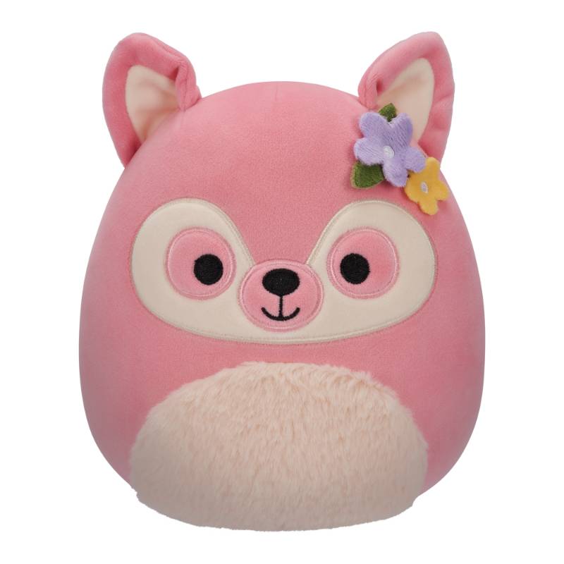 Squishmallows - Ditty the Salmon Lemur with Cream Fuzzy Belly 7.5" Plush Easter Assortment B