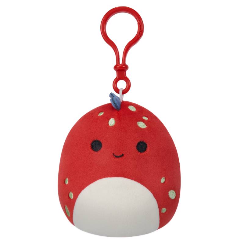 Squishmallows - Dolan the Red Dinosaur 3.5" Clip Plush