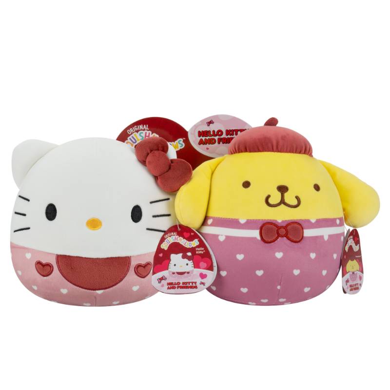 Squishmallows - Hello Hitty and Friends Pairs - Hello Kitty & Pompurin