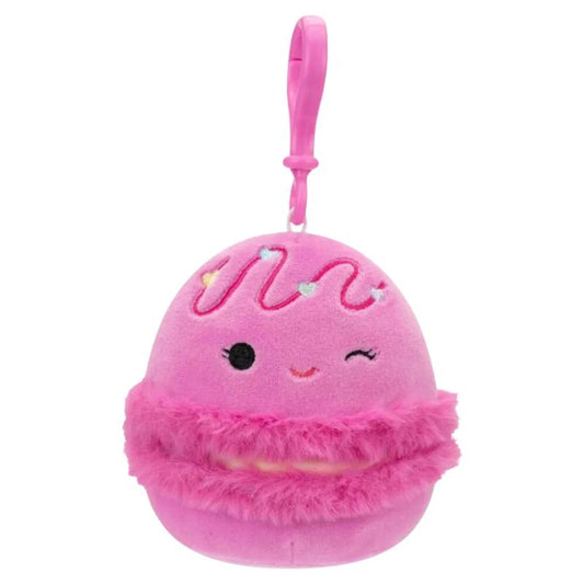 Squishmallows - Middy the Winking Pink Macaron 3.5" Clips Valentines Day Assortment