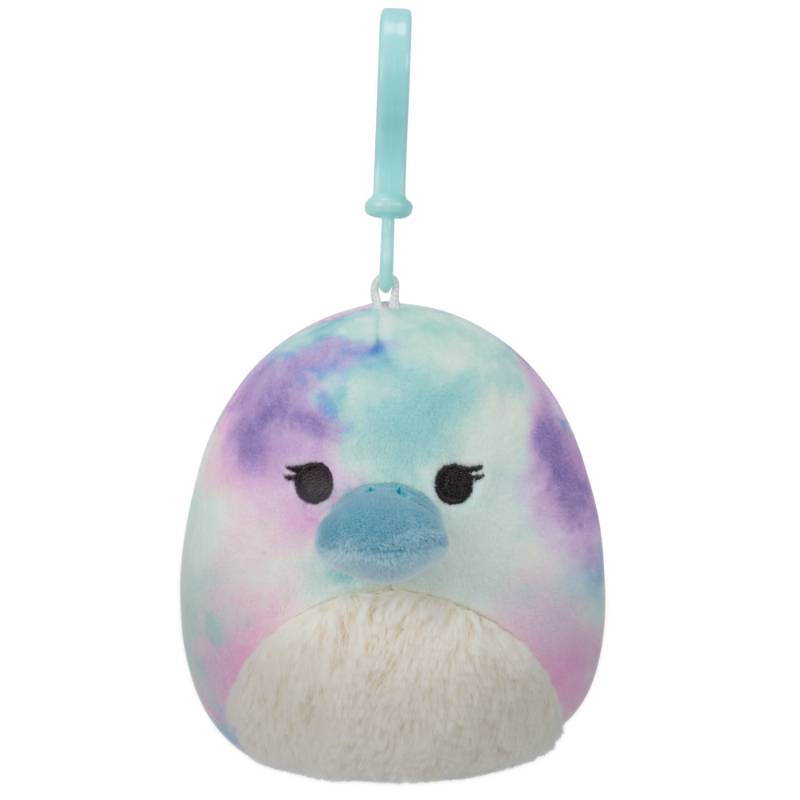 Squishmallows - Mitch the Tye-Dye Platypus 3.5" Clip Plush