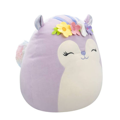 Squishmallows - Sydnee the Squirrel with Flower Head Band 7.5" Plush EASTER Assortment B