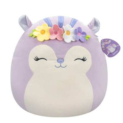 Squishmallows - Sydnee the Squirrel with Flower Head Band 7.5" Plush EASTER Assortment B