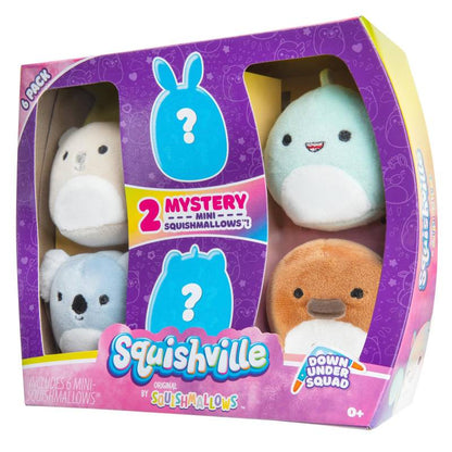 Squishmallows: Squishville - Down Under Squad 6-pack