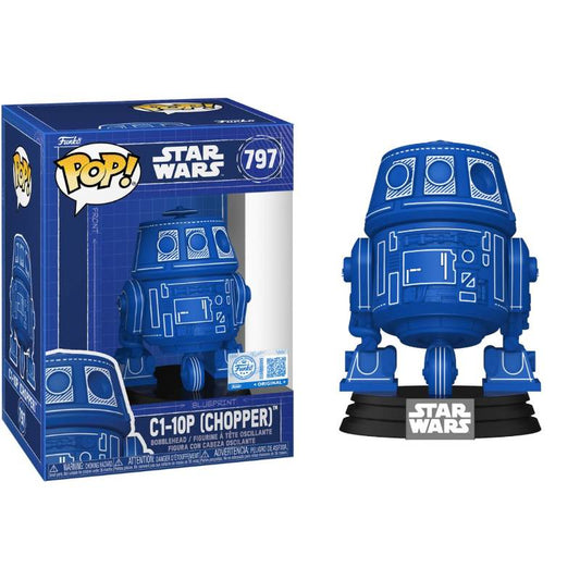 PRE-ORDER - Star Wars - Chopper (Blueprint) US Exclusive Pop! Vinyl Figure [RS]