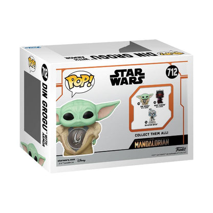 Star Wars - Din Grogu with Armor Pop! Vinyl Figure