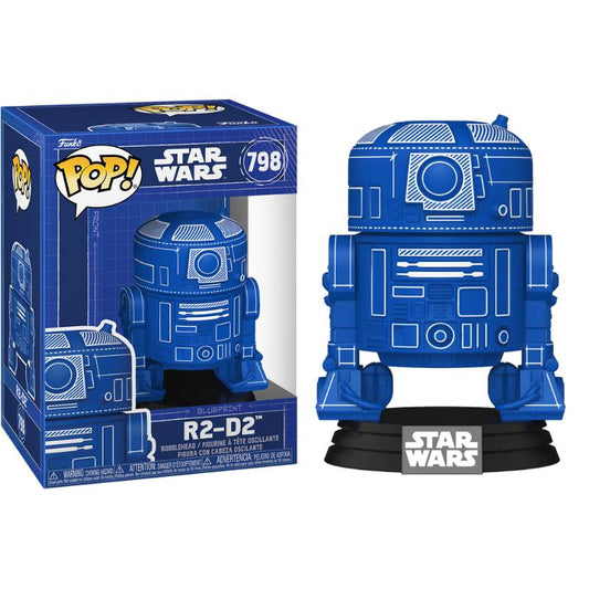 PRE-ORDER - Star Wars - R2-D2 (Blueprint) Pop! Vinyl Figure