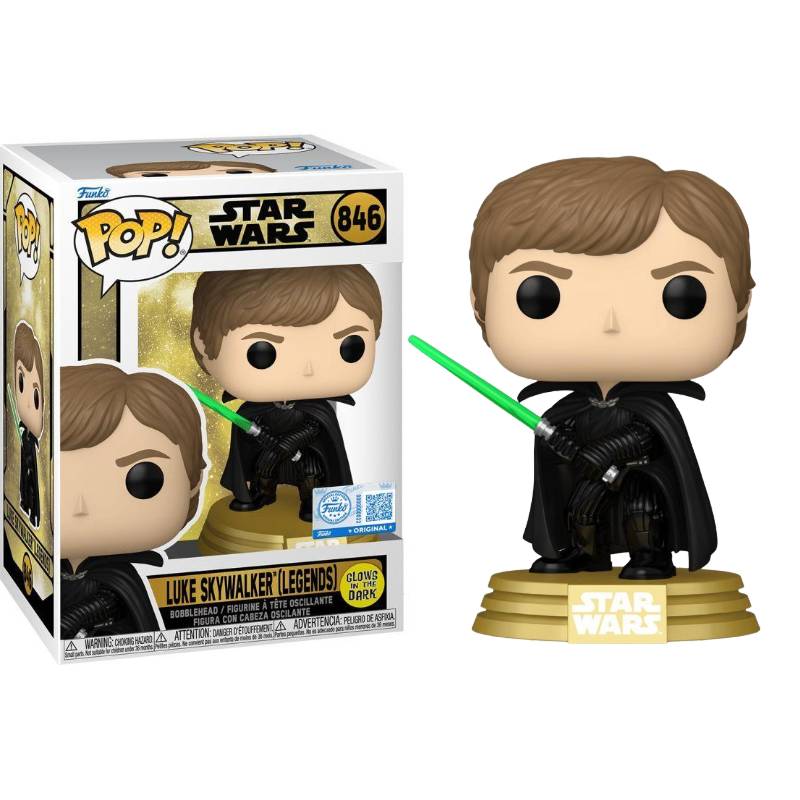 PRE-ORDER - Star Wars: Legends – Luke Skywalker US Exclusive Glow Pop! Vinyl Figure