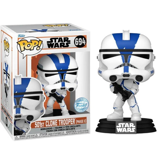 Star Wars: Mandalorian - 501st Clone Trooper (Phase II) Pop! Vinyl Figure