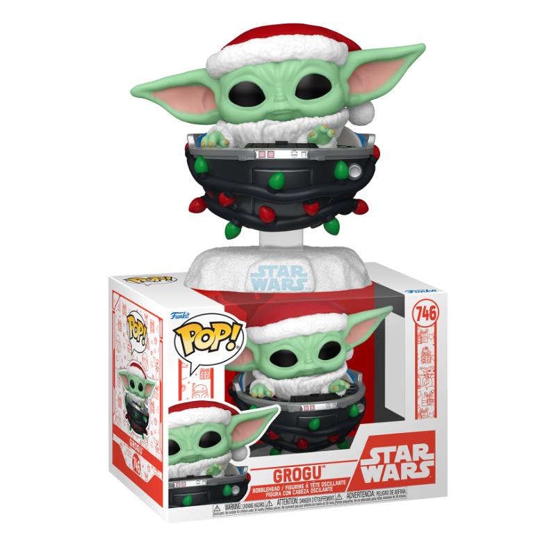 Star Wars: Mandolorian - Grogu Pram Holiday Pop! Vinyl Figure