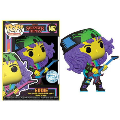 Stranger Things - Hunter Eddie with Guitar Black Light Glow Pop! Vinyl Figure