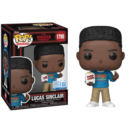 PRE-ORDER - Stranger Things - Lucas Sinclair with Popcorn Pop! Vinyl Figure [RS]