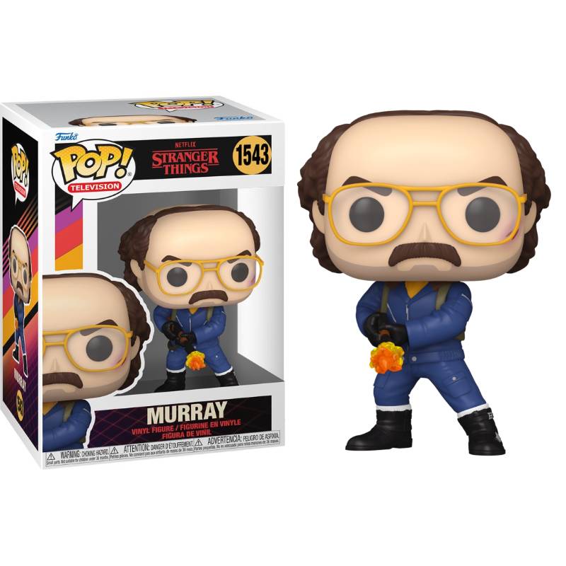 Stranger Things - Murray Bauman with Flamethrower Pop! Vinyl Figure
