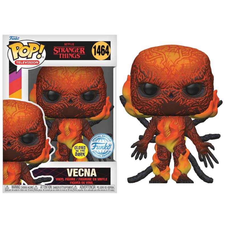 Stranger Things - Vecna (Fire) Glow in the Dark Pop! Vinyl Figure ...