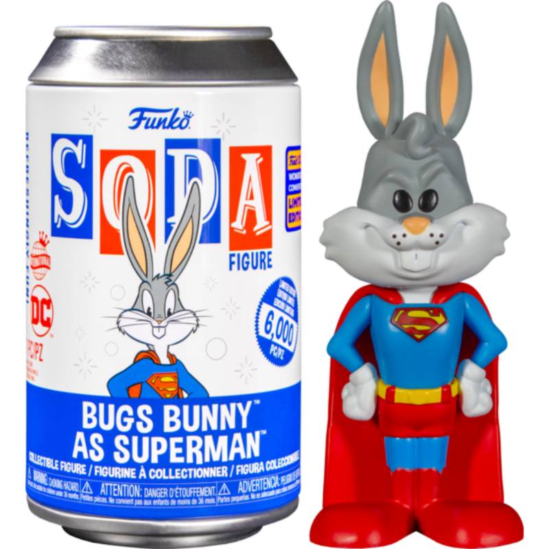 Superman - Bugs Bunny as Superman Wonder Con Exclusive Soda – POPin ...