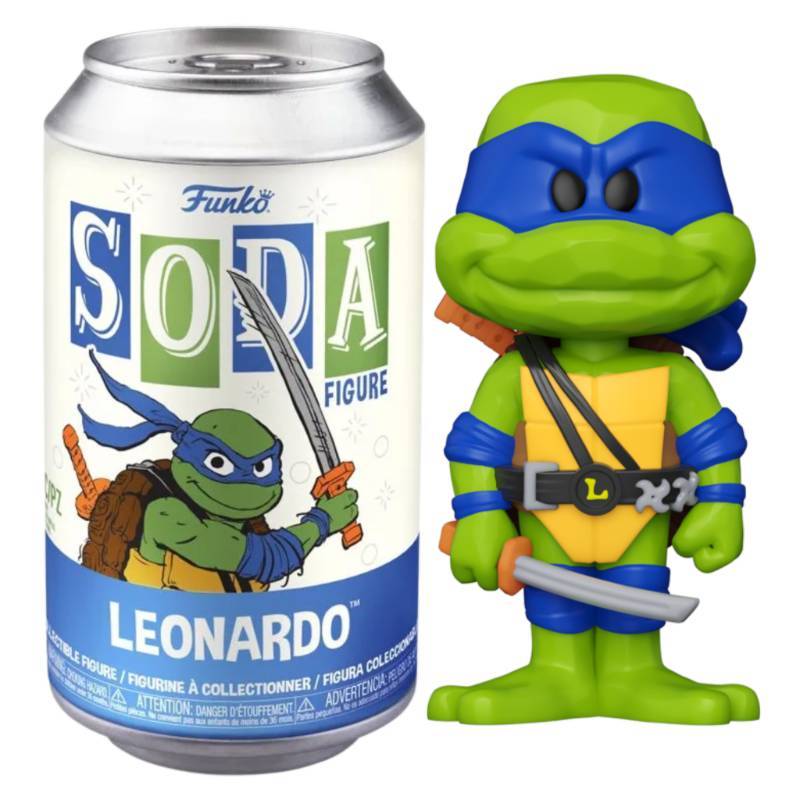 Funko Soda Donatello TMNT - Figura De Vinilo 3.9", Edición Común Con Protector Byron's Attic