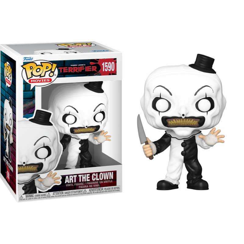 Funko Pop! Movies: Terrifier - Art The Clown - (Sit) - figuur van vinyl Funko Pop! Movies: Terrifier - Art The Clown - (Sit) - figuur van vinyl