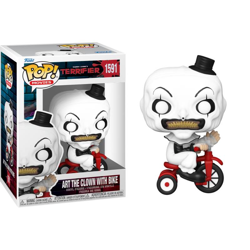 Terrifier - Art the Clown with bike Pop! Vinyl Figure