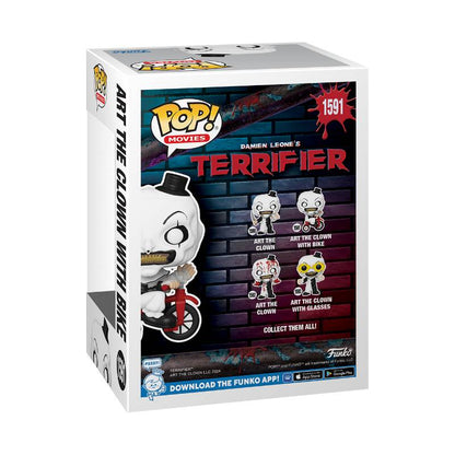 Terrifier - Art the Clown with bike Pop! Vinyl Figure