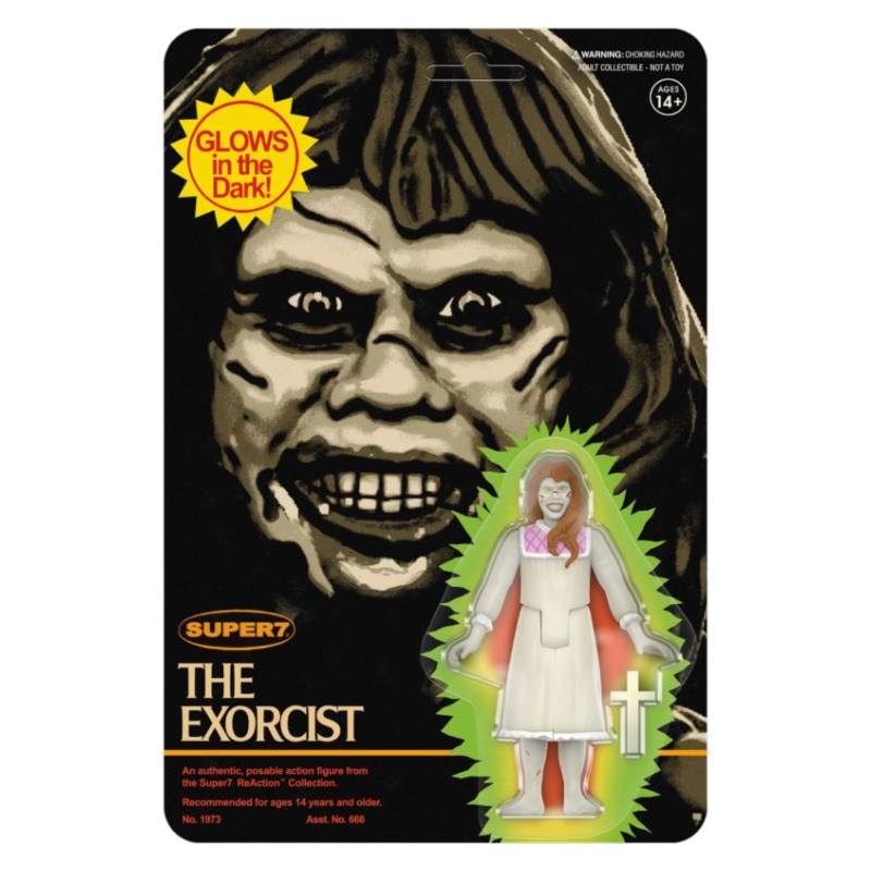 (BACK-ORDER) The Exorcist - Regan (Monster Glow) Reaction 3.75" Figure