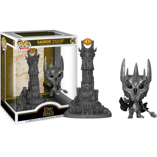 PRE-ORDER - The Lord of the Rings – Sauron with the Tower of Barad-Dur Pop! Town Figure