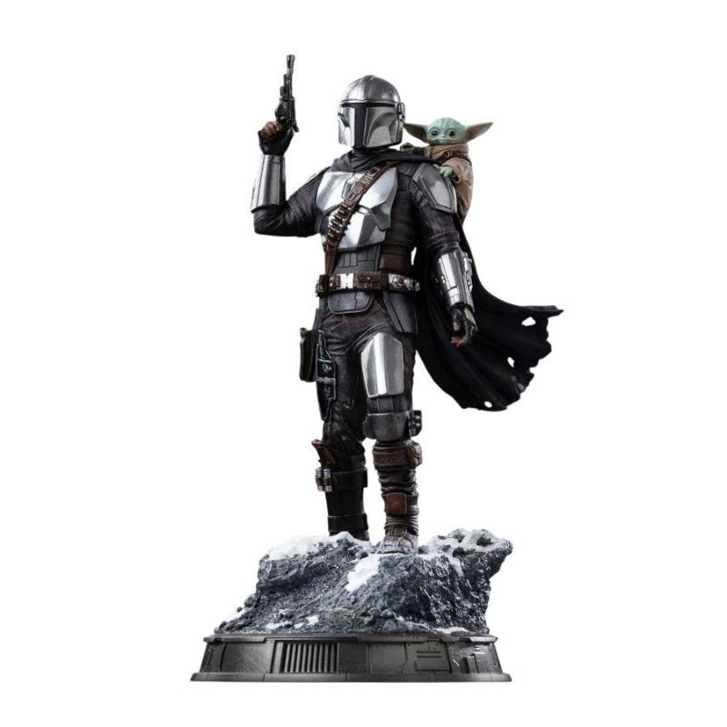 PRE-ORDER - The Mandalorian & Grogu – The Mandalorian and Grogu Art Scale 1:10 Statue