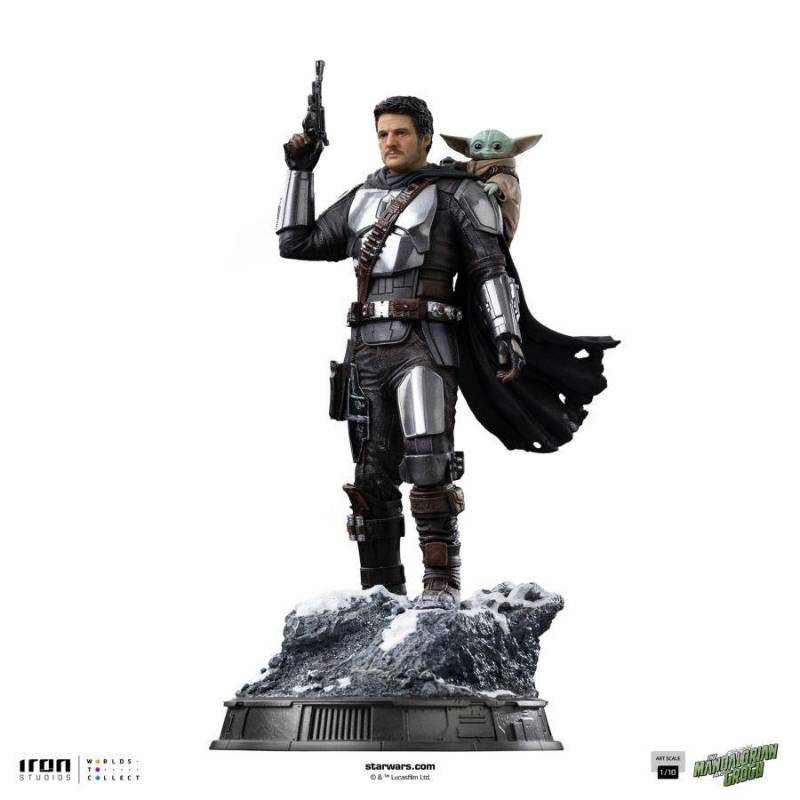 PRE-ORDER - The Mandalorian & Grogu – The Mandalorian and Grogu Art Scale 1:10 Statue