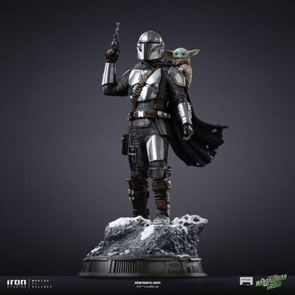PRE-ORDER - The Mandalorian & Grogu – The Mandalorian and Grogu Art Scale 1:10 Statue