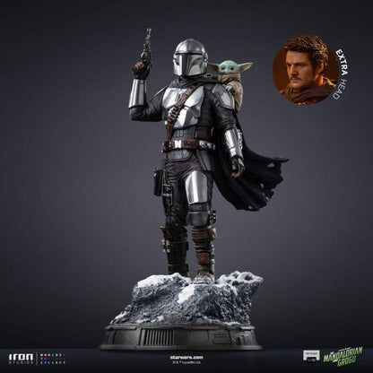 PRE-ORDER - The Mandalorian & Grogu – The Mandalorian and Grogu Art Scale 1:10 Statue
