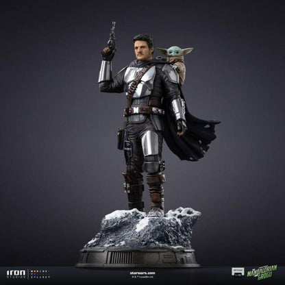 PRE-ORDER - The Mandalorian & Grogu – The Mandalorian and Grogu Art Scale 1:10 Statue