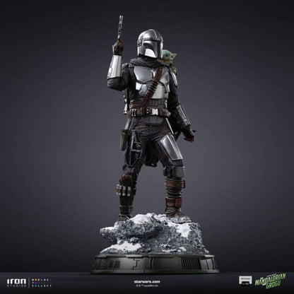 PRE-ORDER - The Mandalorian & Grogu – The Mandalorian and Grogu Art Scale 1:10 Statue