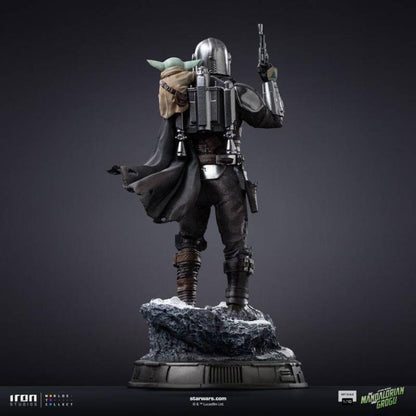 PRE-ORDER - The Mandalorian & Grogu – The Mandalorian and Grogu Art Scale 1:10 Statue