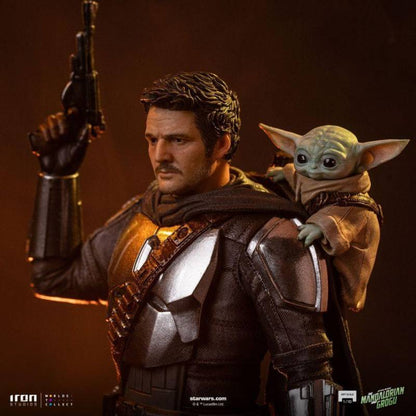 PRE-ORDER - The Mandalorian & Grogu – The Mandalorian and Grogu Art Scale 1:10 Statue