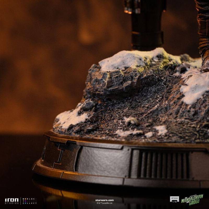 PRE-ORDER - The Mandalorian & Grogu – The Mandalorian and Grogu Art Scale 1:10 Statue