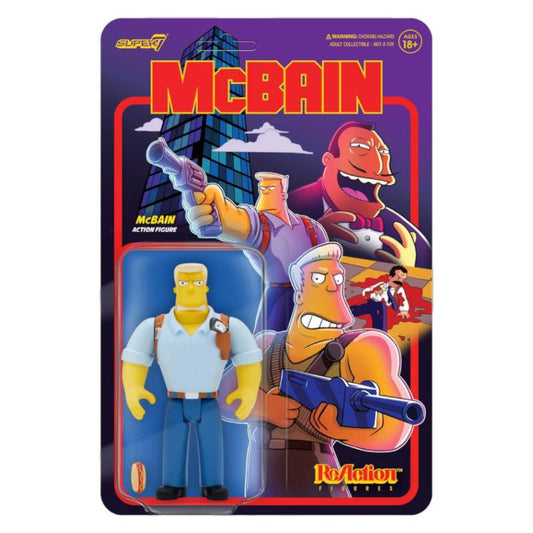 (BACK-ORDER) The Simpsons: McBain - McBain Reaction 3.75" Figure