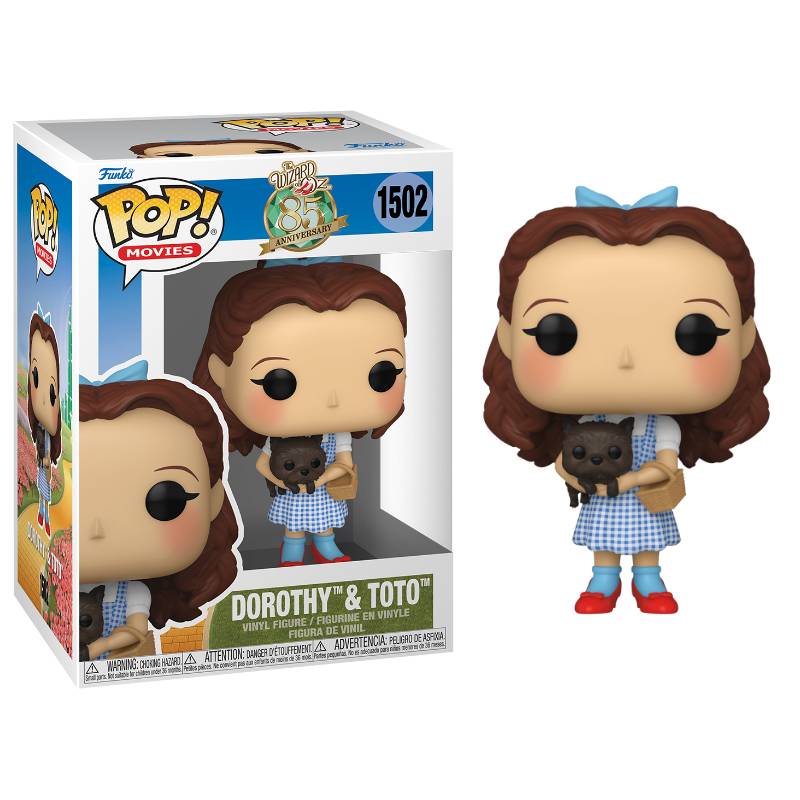 The Wizard of Oz 85th Anniversary - Dorothy and Toto Pop! Vinyl Figure