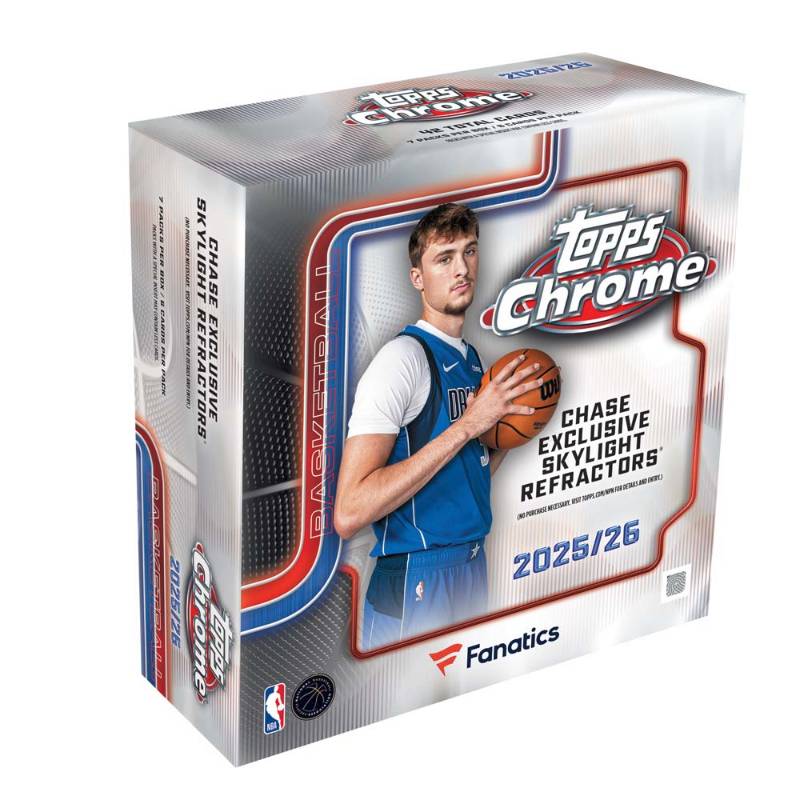 PRE-ORDER - Topps NBA Basketball Chrome 2025/2026 Mega Box