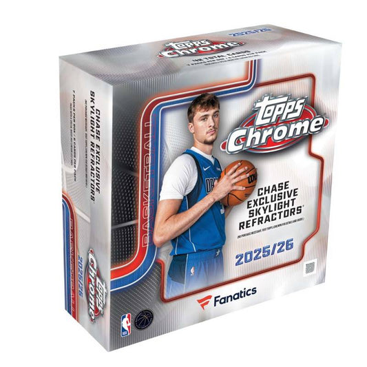 PRE-ORDER - Topps NBA Basketball Chrome 2025/2026 Mega Box