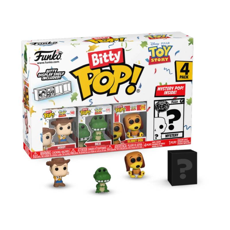 Toy Story - Woody Bitty Pop! 4-Pack