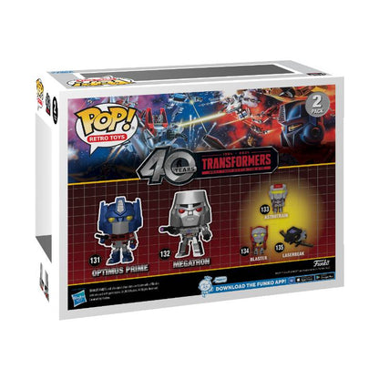 Transformers - Optimus & Megatron Metallic 2-Pack Pop! Vinyl Figure