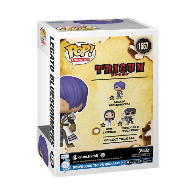 Trigun - Legato Bluesummers Pop! Vinyl Figure