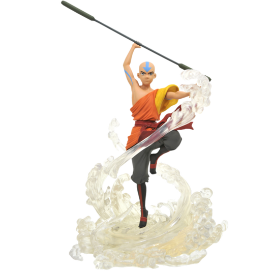 Avatar The Last Air Bender - Aang Gallery 11” PVC Diorama Statue